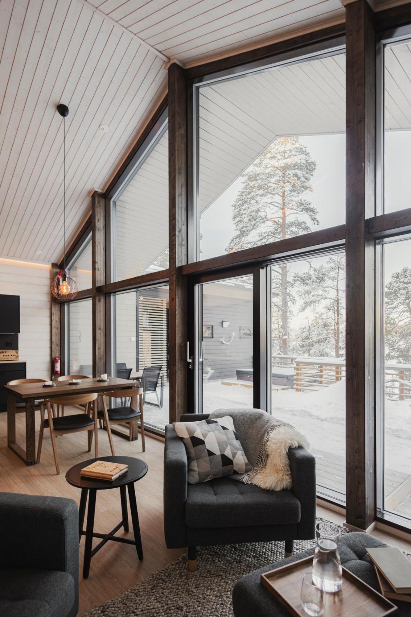 Norlight Cottages Ivalo - Tuli Exteriér fotografie