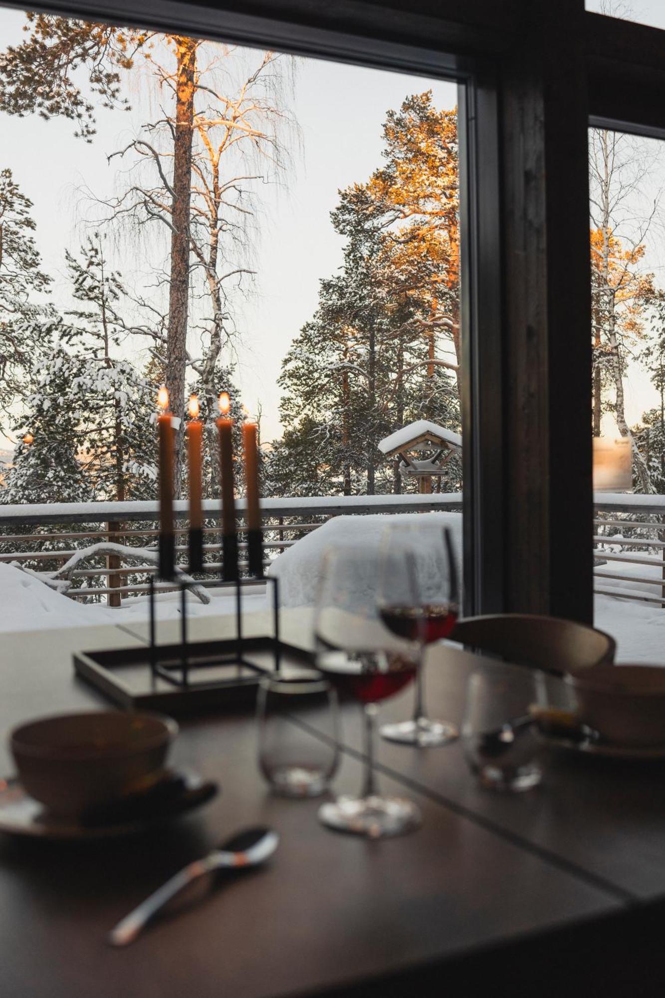 Norlight Cottages Ivalo - Tuli Exteriér fotografie