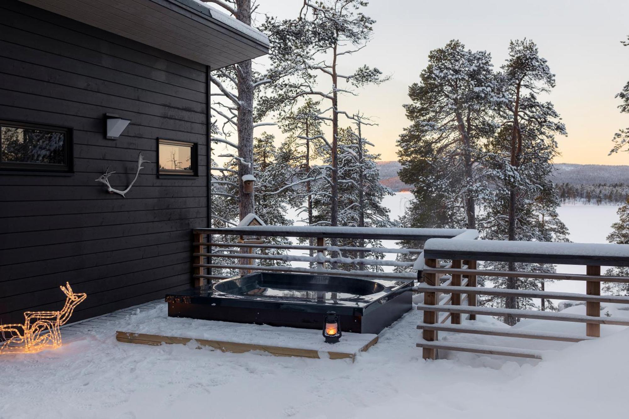 Norlight Cottages Ivalo - Tuli Exteriér fotografie